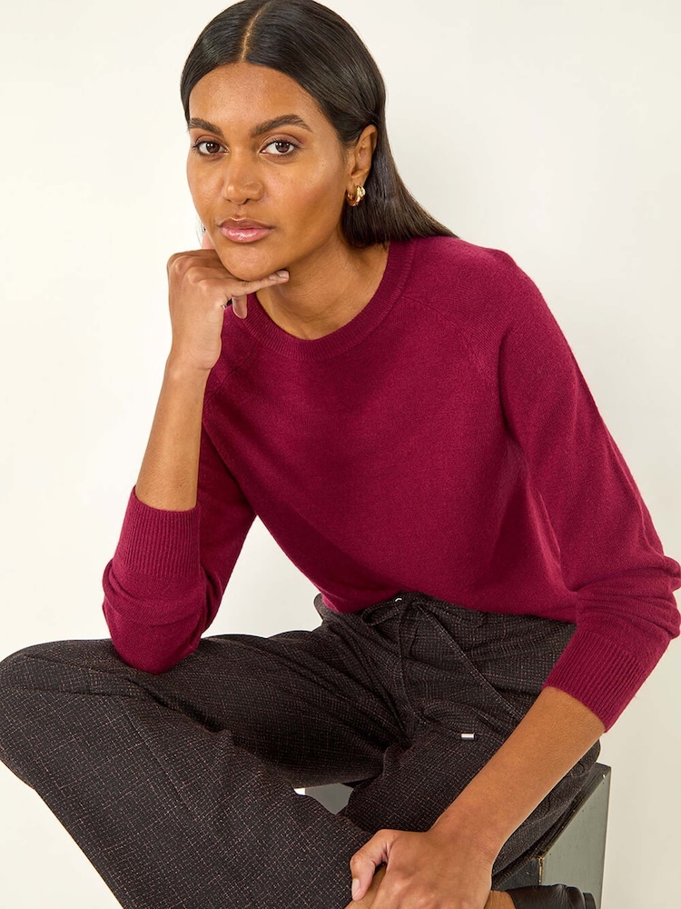 Roman Pink Check Elasticated Waist Drawcord Trousers - Image 1 of 5 Roman Pink Check Elasticated Waist Drawcord Trousers - Image 1 of 5