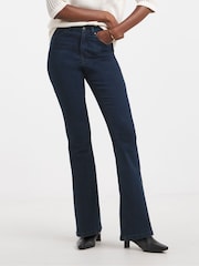 Azul - JD Williams Altowaist Supersoft Denim Bootcut Jeans - Imagen 1 de 4