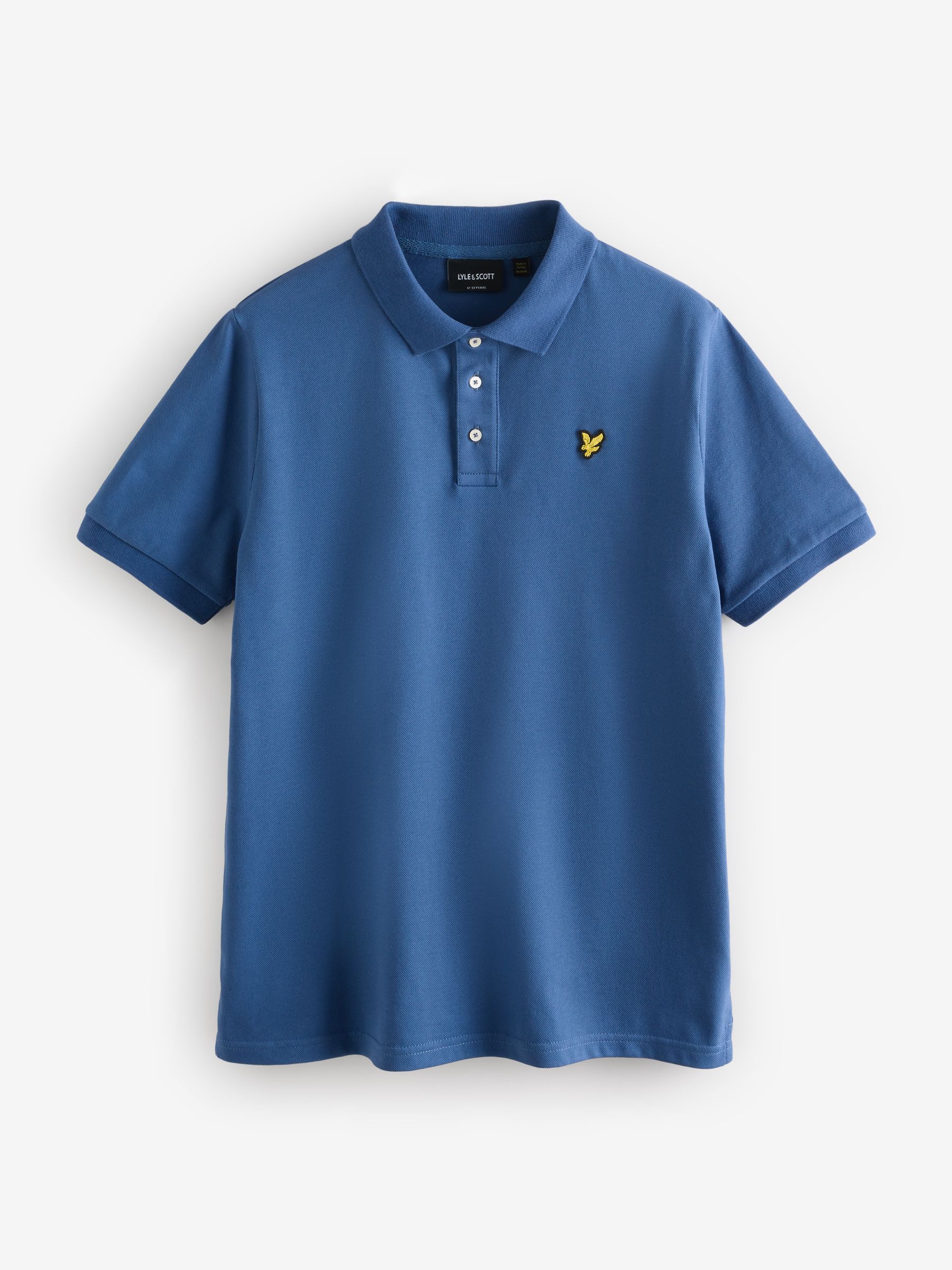まつくんポロシャツ M Next：日本 ダーク コーンフラワー - Lyle & Scott 無地ポロシャツ