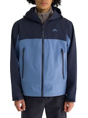 Trespass Blue Ewen Rain Jacket - Image 4 of 7