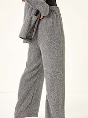 Roman Grey Petite Herringbone Trousers - Image 3 of 5