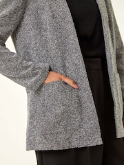 Roman Black Petite Herringbone Pocket Blazer - Image 5 of 5