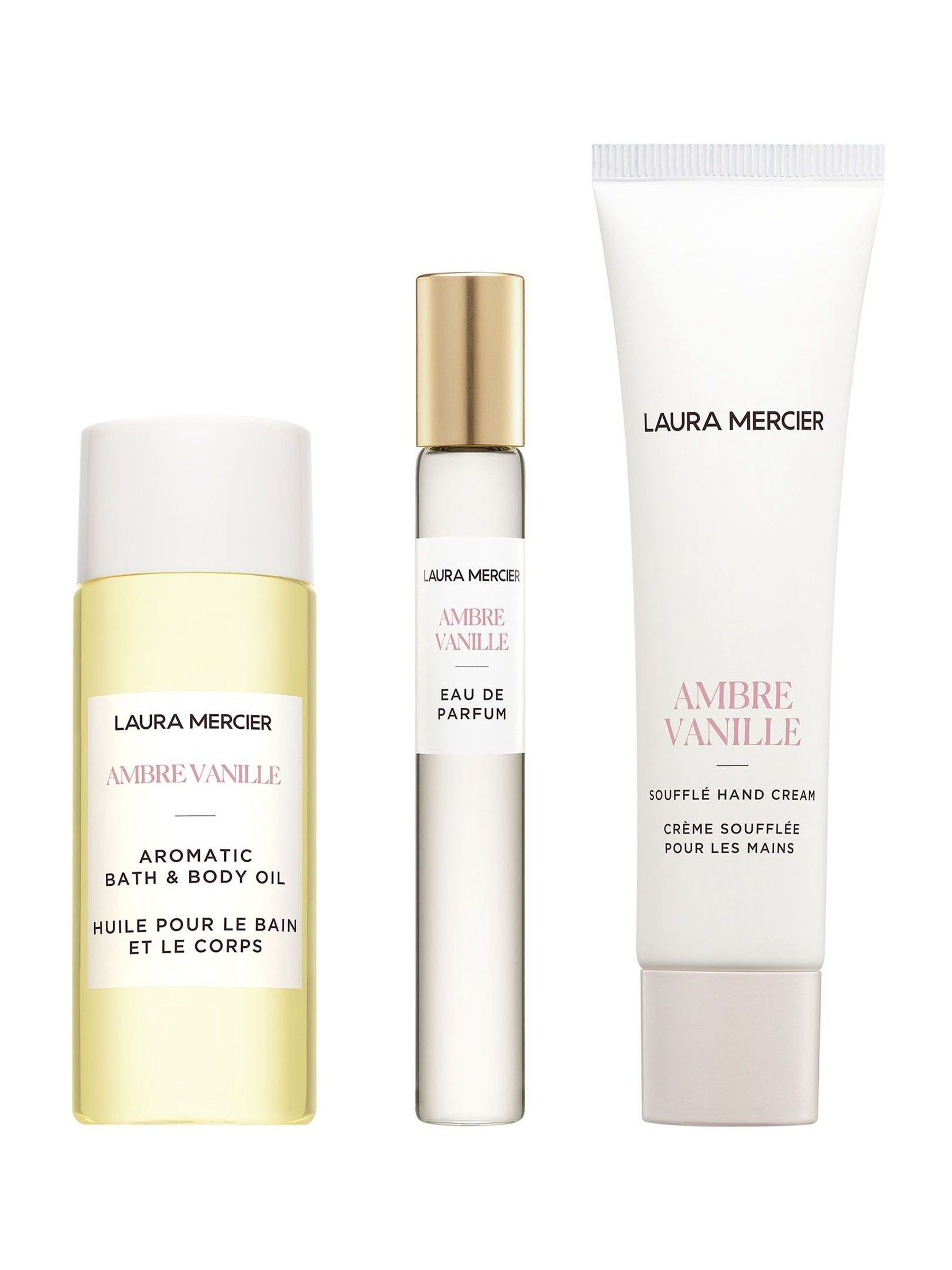 その他 LAURA MERCIER MINI AMBRE VANILLE SET 試してみた】MINI AMBER VANILLA INDULGING SET ローラ メルシエの