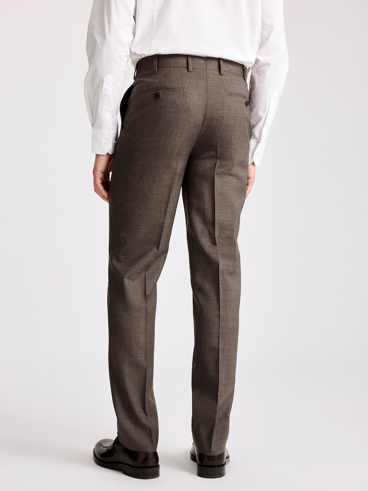 MOSS Tailored Fit Italian Light Brown Trousers - Image 2 of 3 MOSS Tailored Fit Italian Light Brown Trousers - Image 2 of 3