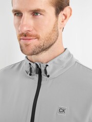 Calvin Klein Golf Silver Motion Full Zip Windbreaker - Image 3 of 4
