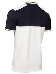 Calvin Klein Golf White Springhill Colourblock Polo Shirt - Image 6 of 8