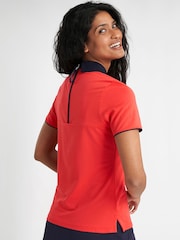 Calvin Klein Golf Red Brooke Short Sleeve Polo - Image 2 of 9