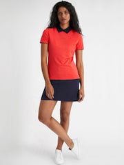 Calvin Klein Golf Red Brooke Short Sleeve Polo - Image 3 of 9