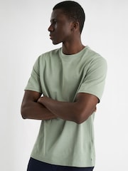 Calvin Klein Golf Green Uni Luxe Pique T-Shirt - Image 2 of 8