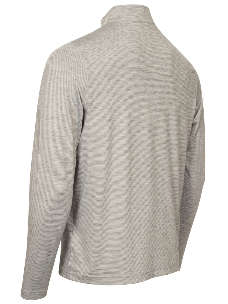 Ασημί - Κοντομάνικο μπλουζάκι με φερμουάρ Calvin Klein Golf Cruise 1/4 - Εικόνα 2 από 5