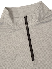 Ασημί - Κοντομάνικο μπλουζάκι με φερμουάρ Calvin Klein Golf Cruise 1/4 - Εικόνα 3 από 5