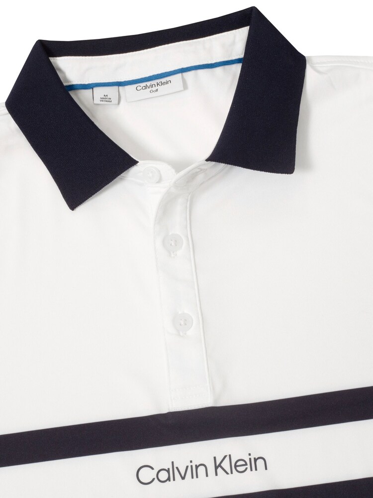 Calvin Klein Golf White Newberry Polo - Image 8 of 8 Calvin Klein Golf White Newberry Polo - Image 8 of 8