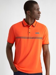 Calvin Klein Golf Orange Newtown Polo - Image 2 of 8
