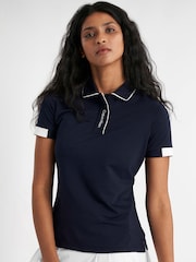 Calvin Klein Golf Blue Destin Short Sleeve Polo Shirt - Image 1 of 8