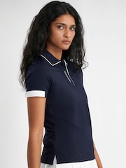 Calvin Klein Golf Blue Destin Short Sleeve Polo Shirt - Image 3 of 8