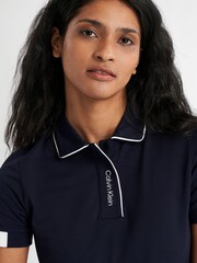 Calvin Klein Golf Blue Destin Short Sleeve Polo Shirt - Image 4 of 8