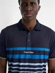 Calvin Klein Golf Blue Newberry Polo Shirt - Image 2 of 8