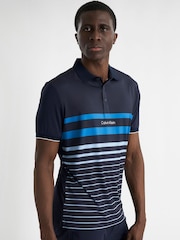 Calvin Klein Golf Blue Newberry Polo Shirt - Image 3 of 8
