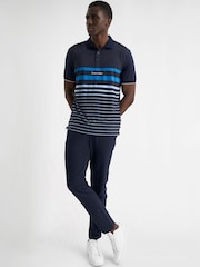 Calvin Klein Golf Blue Newberry Polo Shirt - Image 4 of 8