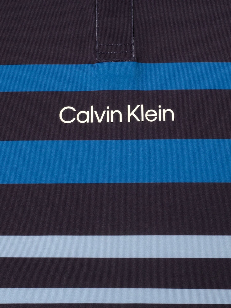 Calvin Klein Golf Blue Newberry Polo Shirt - Image 8 of 8