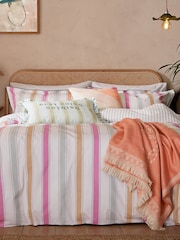 Yvonne Ellen Multi Wobble Stripe 100% Cotton Cover Set - Image 1 of 5