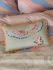 Yvonne Ellen Sage Parrot Cushion - Image 1 of 6
