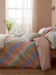 Yvonne Ellen Multi Signature Stripe 100% Cotton Cover Set - Image 2 of 6