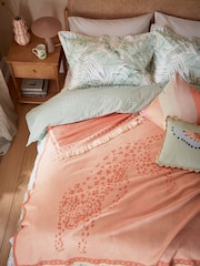 Yvonne Ellen Vintage Rose Leopard Print Throw - Image 2 of 5