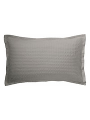 Murmur Cloud Grey Lida Waffle 100% Cotton Duvet Set - Image 5 of 5