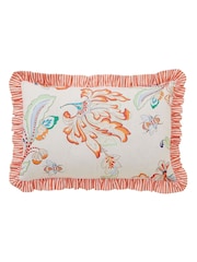 Yvonne Ellen Multi Signature Floral Print Cushion - Image 5 of 6