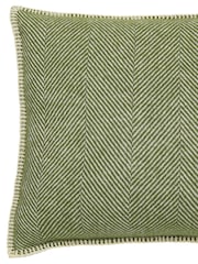 Murmur Dark Sage Ennis 100% Wool Cushion - Image 3 of 3