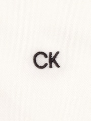 Calvin Klein Golf White Junior Uni Polo Shirt - Image 6 of 6