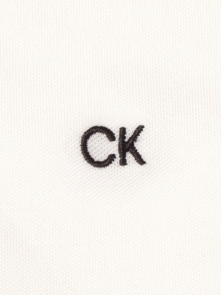 Calvin Klein Golf White Junior Uni Polo Shirt - Image 6 of 6