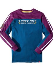 Joe Browns Purple Colorblock Casual T-shirt - Image 8 of 8