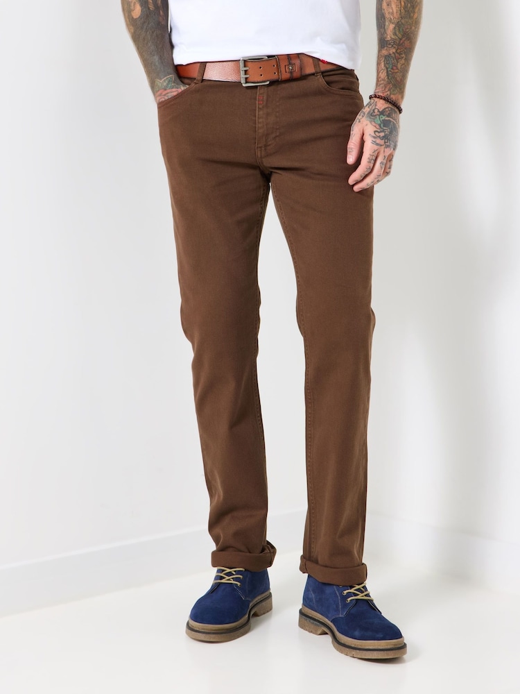 Joe Browns Brown Right Track Jeans - Image 1 of 5 Joe Browns Brown Right Track Jeans - Image 1 of 5