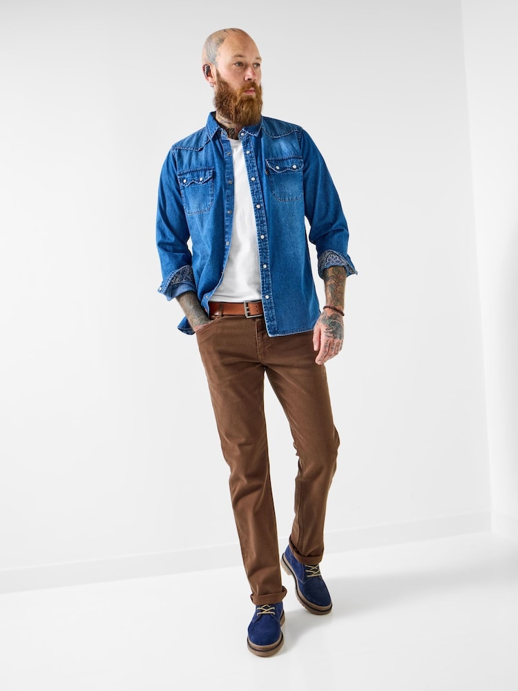 Joe Browns Brown Right Track Jeans - Image 2 of 5 Joe Browns Brown Right Track Jeans - Image 2 of 5