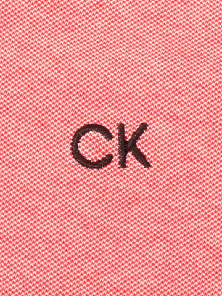 Calvin Klein Golf Orange Uni Polo Shirt - Image 9 of 9 Calvin Klein Golf Orange Uni Polo Shirt - Image 9 of 9