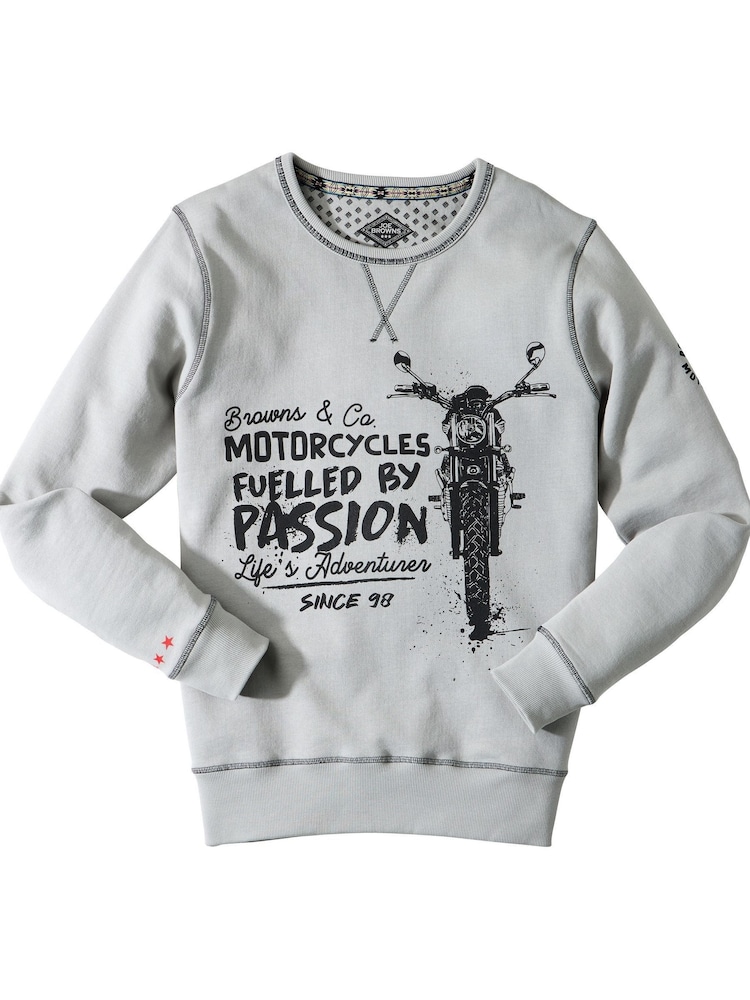 Joe Browns Grey Trim Sweatshirt - Image 2 of 7 Joe Browns Grey Trim Sweatshirt - Image 2 of 7
