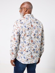 Joe Browns White Classic Collar Floral Shirt - Image 3 of 7