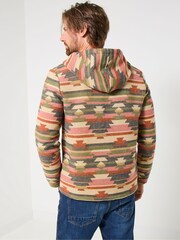 Joe Browns Cream Woven Aztec Hoodie - Image 5 of 7
