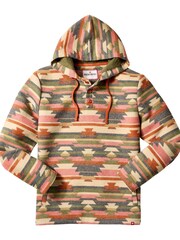 Joe Browns Cream Woven Aztec Hoodie - Image 7 of 7