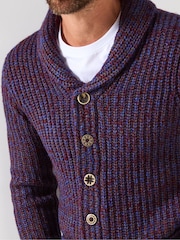 Joe Browns Purple Reel Shawl Cardigan - Image 3 of 5