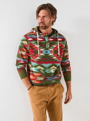 Joe Browns Aztec Print Hoodie - Imagem 1 de 7