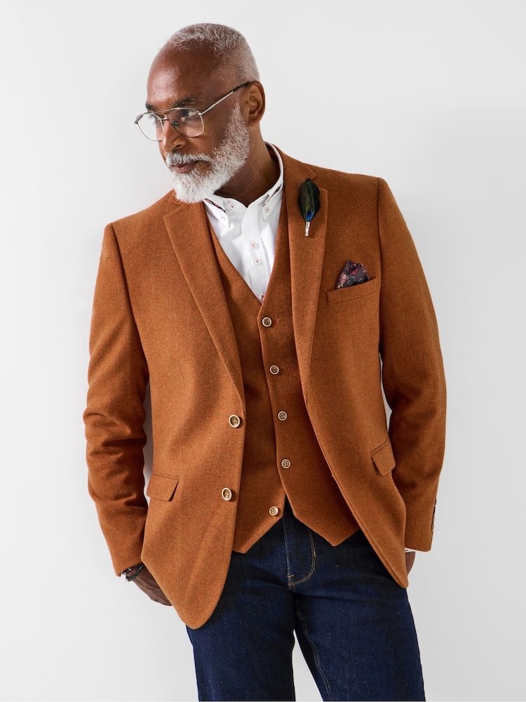 Joe Browns Orange Sensational Style Blazer - Image 2 of 9 Joe Browns Orange Sensational Style Blazer - Image 2 of 9