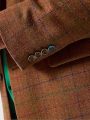 Joe Browns Brown Smart  Check Blazer - Image 5 of 8