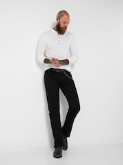 Joe Browns Cream Henley Crew Top - Image 3 of 5