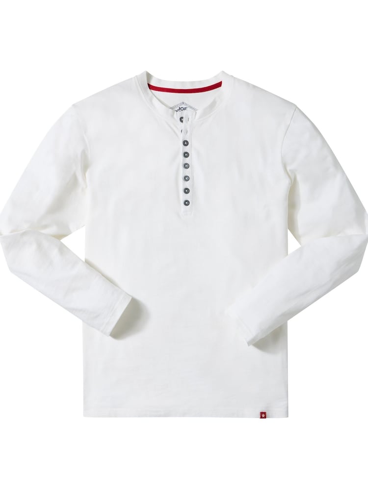 Joe Browns Cream Henley Crew Top - Image 5 of 5 Joe Browns Cream Henley Crew Top - Image 5 of 5