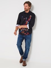 Joe Browns Black Music Band Print Shirt - Image 3 of 6