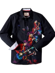 Joe Browns Black Music Band Print Shirt - Image 6 of 6