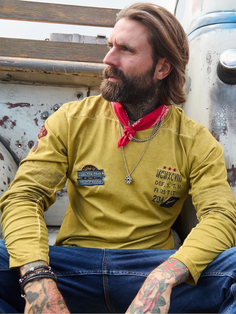 Joe Browns Yellow Star Detail Crew Top - Image 1 of 7